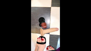 Hitting Dildo so Hard