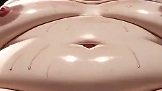 Horny Obese BBW Masturbates Her Hairy Wet Pussy Alone in Bed - Big Belly Solo Play