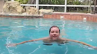 Naked Pool Swimming