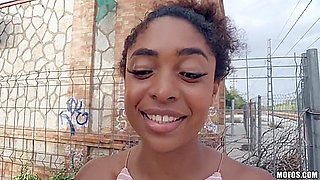 Weekend Fuckaway - Mike Angelo Fucks Young Perky Tits Ebony Teen 18+ Outdoors On The Beach