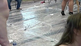 Rebel Rhyder's Gangbang Part 1 of 2 with 7 Fluffers Gonzo Style