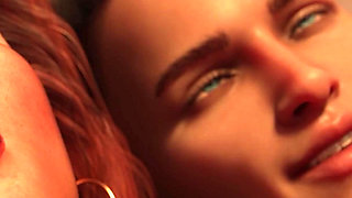 Hot Interracial Threesome with a Young Ebony Babe with a Perfect Black Ass & Her College Friends - Taboo University (steam Game)