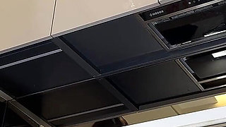 Hot and Horny Sexy Long Brunette Wife in Black Fishnet Stockings Takes Her Lace Panties off to Flash Pussy and Ass