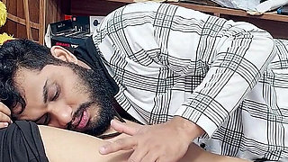Malayali Boss Girl Feet Massage by Boy Staff