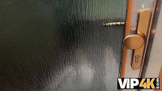 Vip4k. he wasn't providing her Huge Tits any gusto, so she decided to nail a stranger right in front of him