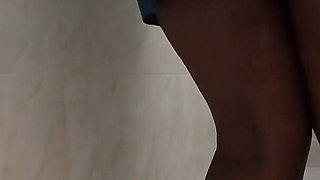 Holding Me Wee Ass Long as I Can Peeing My Pants in the Bath Tub