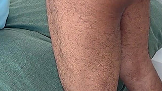 White Slut Uses Her Stinky Soft Soles to Milk Black Guy Hard