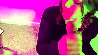 Brunette Babe Takes a Deep Anal Pounding and Swallows Every