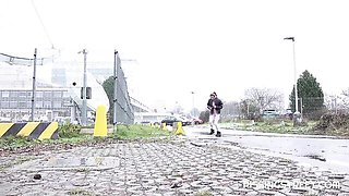 Crazy outdoor pissing session with a flexible girlfriend Mini Mitzi X