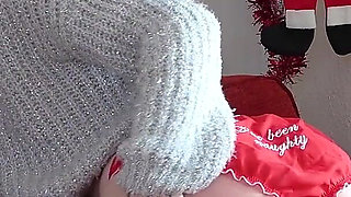 Waiting for Santa: He Spanks Me on Christmas Eve!