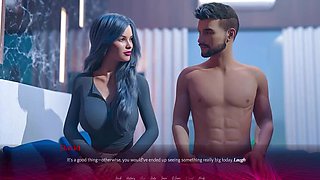 Christine's Secret Crush on David - Hot Wife Cheats with Big Cock Boss in HD