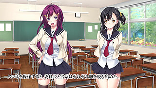 The Motion Anime: Mihime Saotome and Yukina Tachibana Stripping Naked, Exposed in Front of Virgin Men. How Dare They Vol. 2