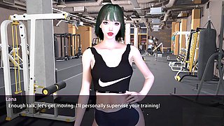 Finger-tickling, next door, sitting