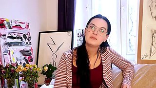 Hairy German tattoo brown-haired loves xxx masturbation
