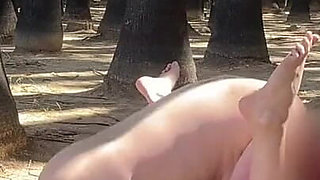 Two Strangers Fuck My Pussy in a Palm Grove