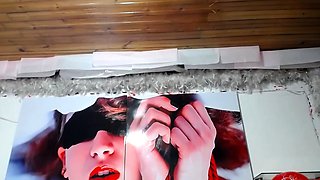 Amateur blonde fucking in stockings on video