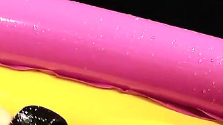 Lesb Pool_scene_1_busty Lesbians in Bikinis Enjoy a Jelly Pool Until They Orgasm