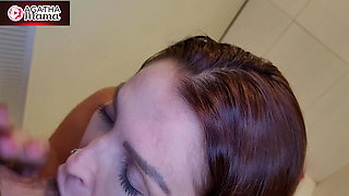 Agatha Breasts in a Hot Bath Plus Short Towel - Towel Falls, Panties Disappear and I Heat Everything up