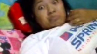 Hairy Asian Amateur Fingers Herself on Webcam