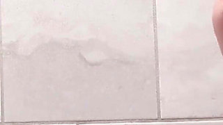 Sophia's first golden shower with Jasper