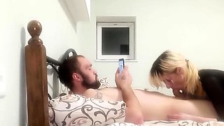 Blonde Babe Loves Sucking Big Cock