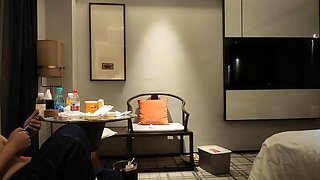 Hot Asian big cock blowjob and handjob