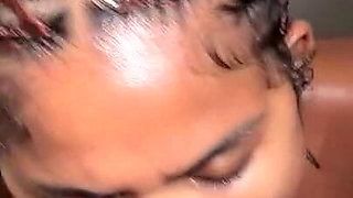 Taboo Sex Stepsister-in-law Sucks Stepbrother-in-law's Dick in the Bathroom