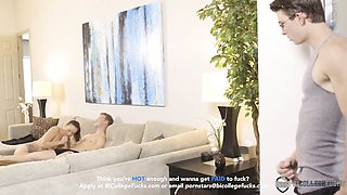 Sweet soul mate's bi college fucks sex