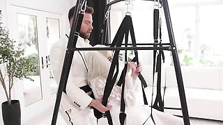 Wedding girl with round ass Lexi Lore fuck with a horny athlete