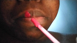 Let's see how deep my fingers go Teen(18+) shoves her fingers down her throat.