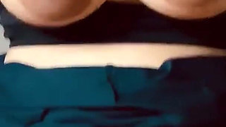 Stepson Sneaks Into Stepmom Room Her Big Natural Tits Bouncing Until She Makes Him Cum Inside Her