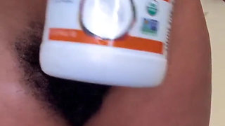 Flashing My Extreme Hairy Pussy Growing Stage