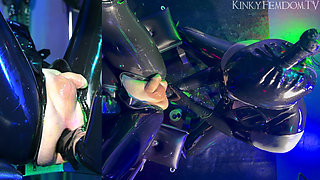 Heavy Rubber Double Fisting Birds Eye 4K Ft Mistress Lunatika