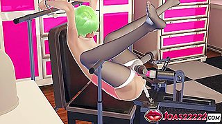 Car Toon In Ameria In Sensual Black Stockings 3d Hentai - Anal Penetration Using A Fuck Machine With A Squirt And Loud Moan Ending Animation