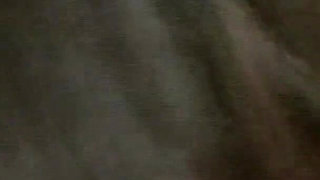 Hot Brunette Has Fun with 2 Black Dicks