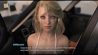 Redhead with big boobs gives a steamy gameplay walkthrough in a bikini