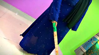 Fucking my Stepmom When she sweeping my room Without pant only wearing a hijab  Abaya  she try to seduce me to sex with her