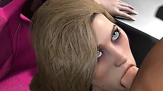 Fucking a Blonde Girl on a Gaming Chair
