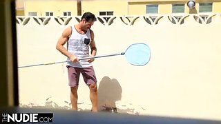 Mia Malkova Blowjob and Rough Doggystyle Fuck with Pool Guy