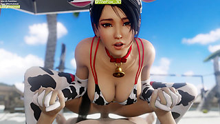 Dead or Alive Girl DOA Riding - Re Mix Normal WM Sound By LazyProcrast Animation 3D Hentai Compilation