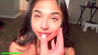 Charming Nineteen Year Old Latin Babe Gets It Coarse For The 1st Time Ever With Reina Rae