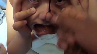 The Cock In The Face And The Cum In The Eyes