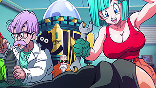 Kame Paradise Multiversex 3 - Grabbing Bulma's Fat Ass