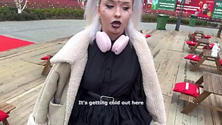 Flexible Alt E-girl Sucks for Energy Beverage and Takes Deep Anal Creampie in Insane Positions