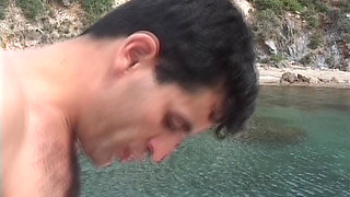 Ahmet and Selma Fuck Outdoors on a Turkish Boat