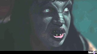 Possessed By the Lusty Devil, 4 Sexy Busty Students Share a Dick In a Crazy Orgy In the Classroom