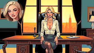 Cyber Longings Hentai ASMR Office Romance