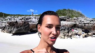 Cute curly brunette solo webcam masturbation