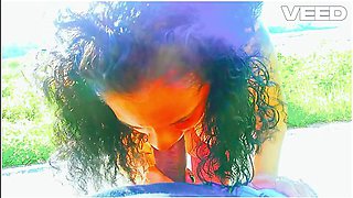 Jamaican Nude Beach Orchard Public Nudist Gives Blowjob Outside In The Woods