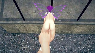 Hot tiny fairy gets fingered hard - petite pussy play